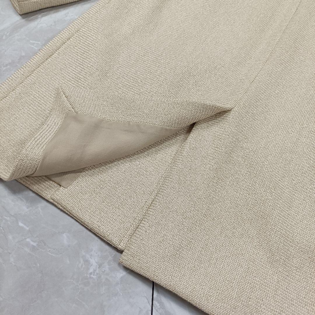 【美品】セオリーリュクス スプリングコート 38 M ベージュ ロングコート