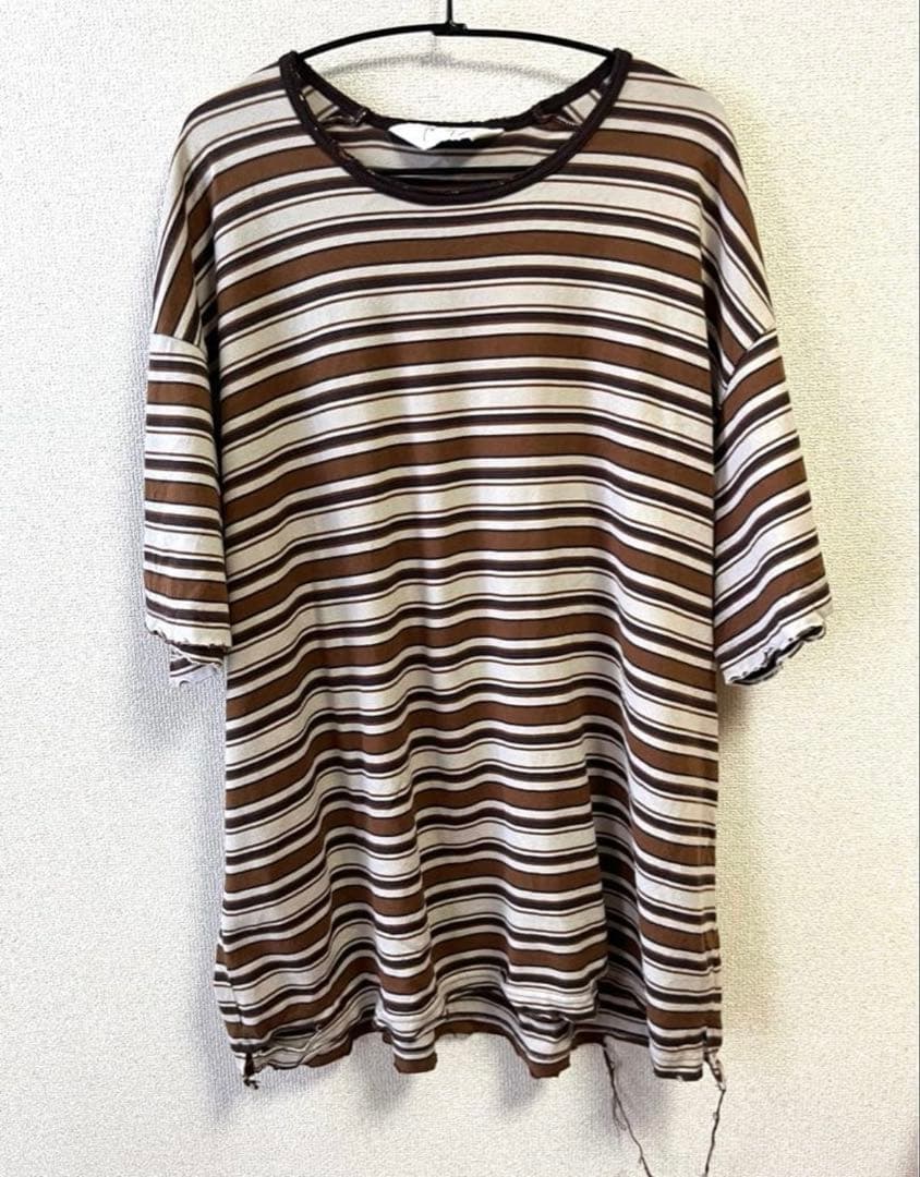 【ANCELLM】MULTI BORDER T-SHIRT