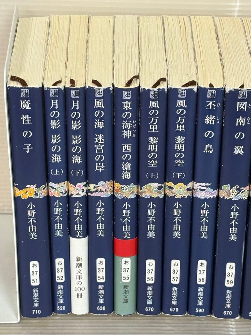 【IT03m】完全版 十二国記 (新潮文庫版) 15冊全巻セット / 小野不由美