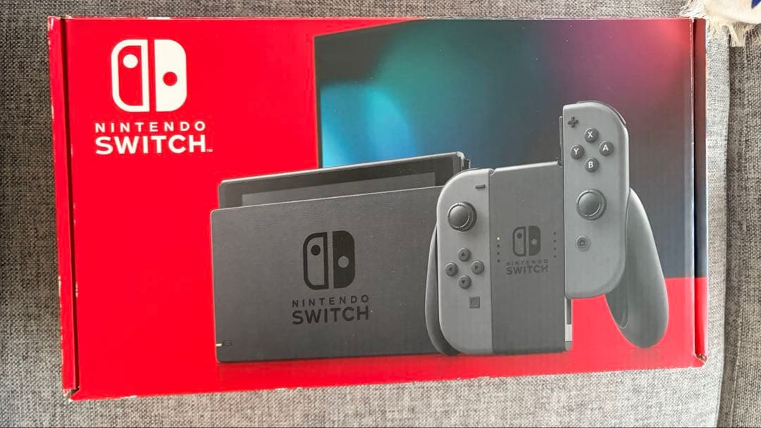 Nintendo Switch 本体 グレー ケーブル無し