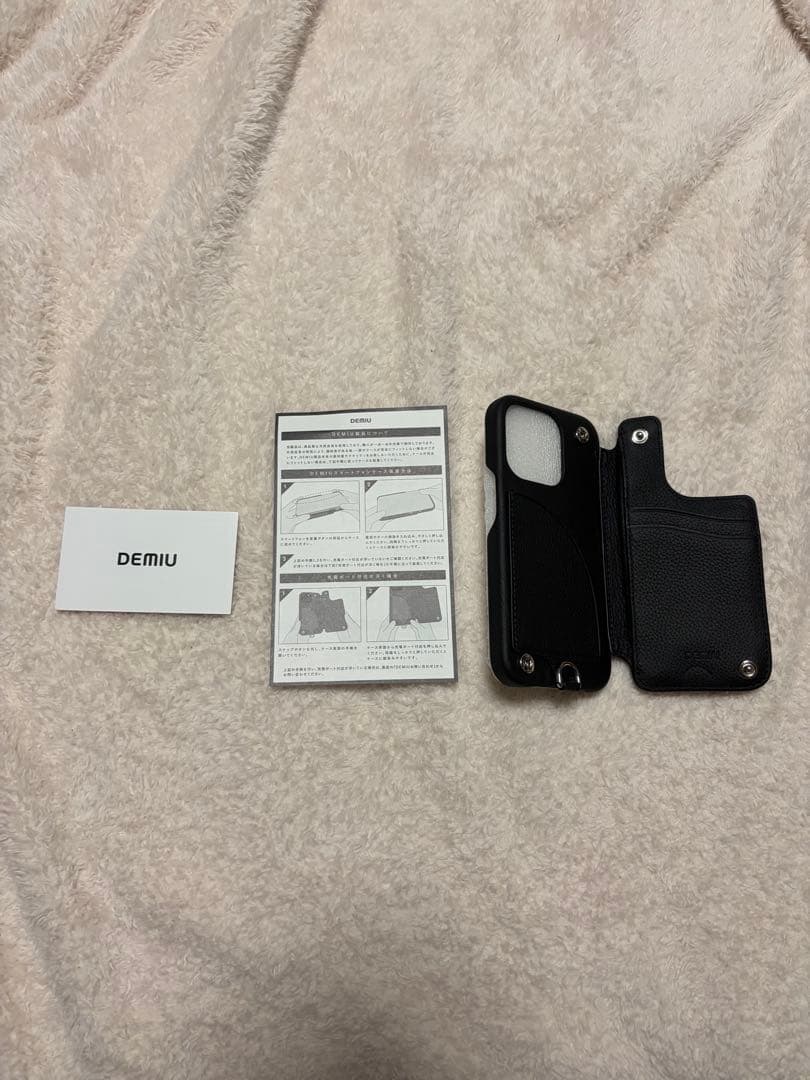 DEMIU ブラック iPhone14Pro用ケース