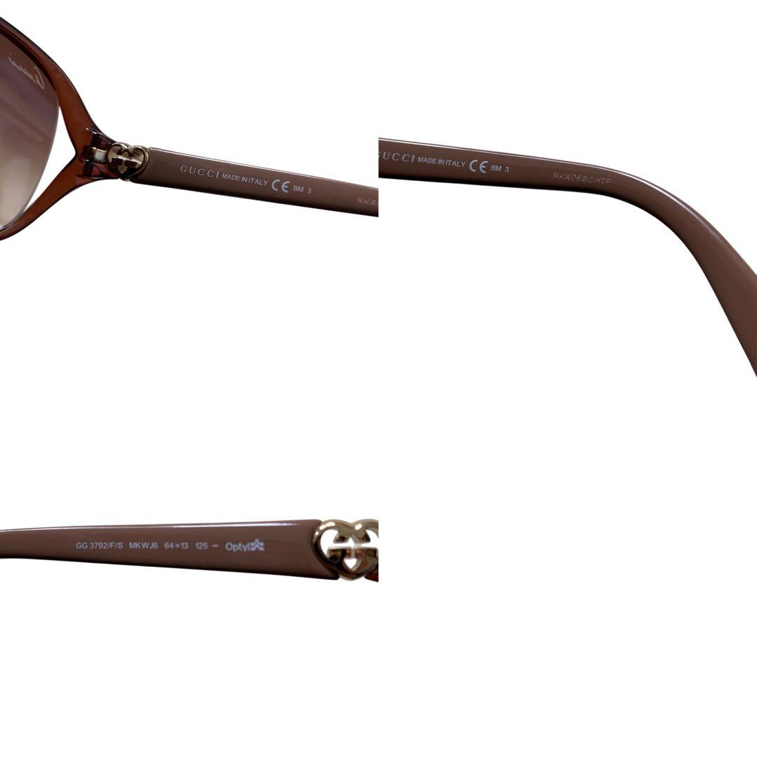 GUCCI グッチ【美品】サングラス GG3792 FS MK WJ6 ブラウン