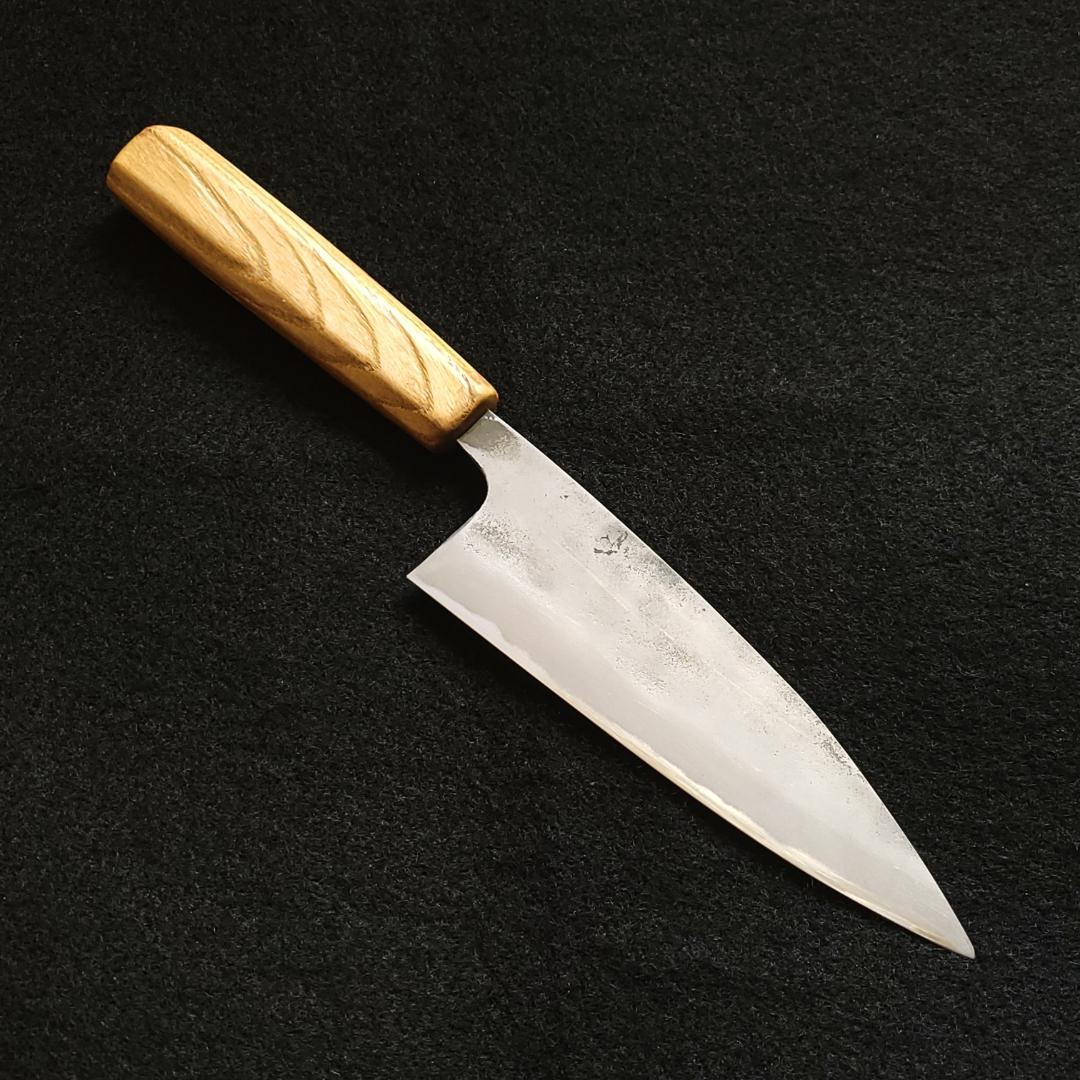 青紙1号 研ぎ直し 万能包丁 150㎜ #9385 月光作 日本製 １点物
