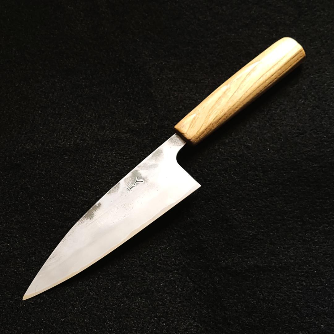 青紙1号 研ぎ直し 万能包丁 150㎜ #9385 月光作 日本製 １点物