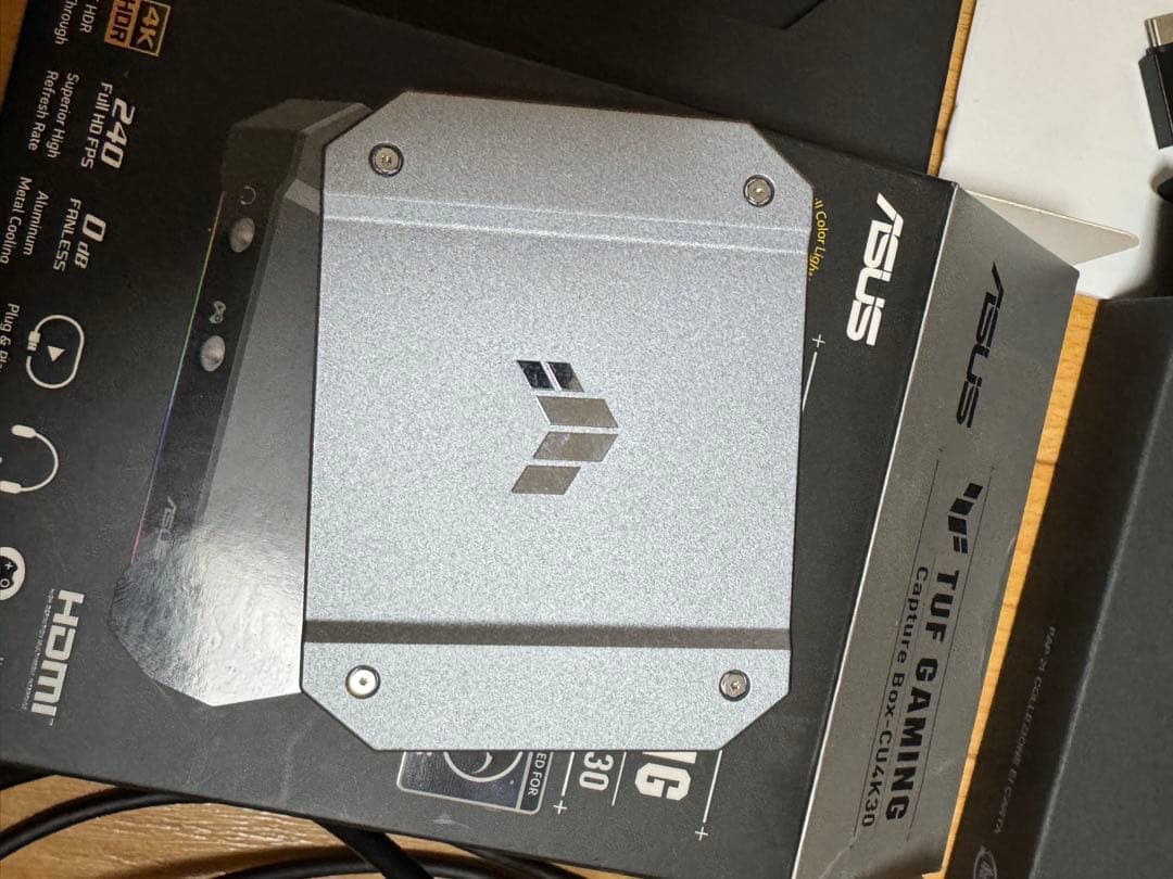 ビデオキャプチャー・キャプチャーボード ASUS TUF GAMING Capture Box-CU4K30