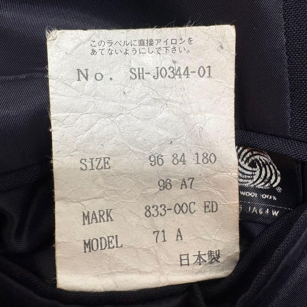 美品 ラルフローレン CHAPS ダブルテーラードジャケット 金ボタン XL 紺
