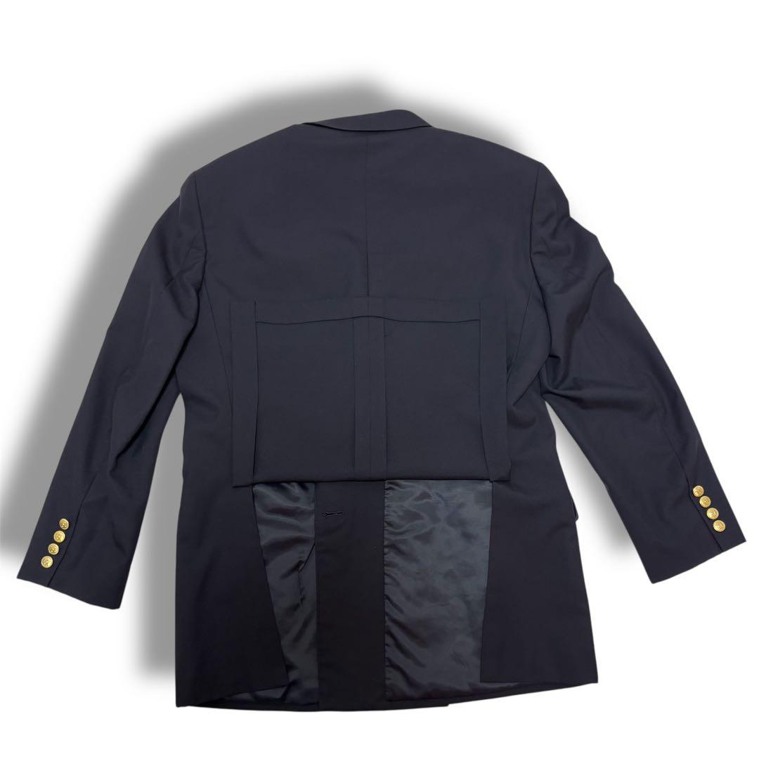 美品 ラルフローレン CHAPS ダブルテーラードジャケット 金ボタン XL 紺