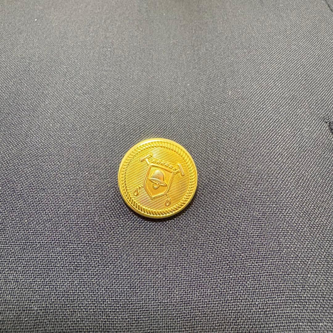 美品 ラルフローレン CHAPS ダブルテーラードジャケット 金ボタン XL 紺
