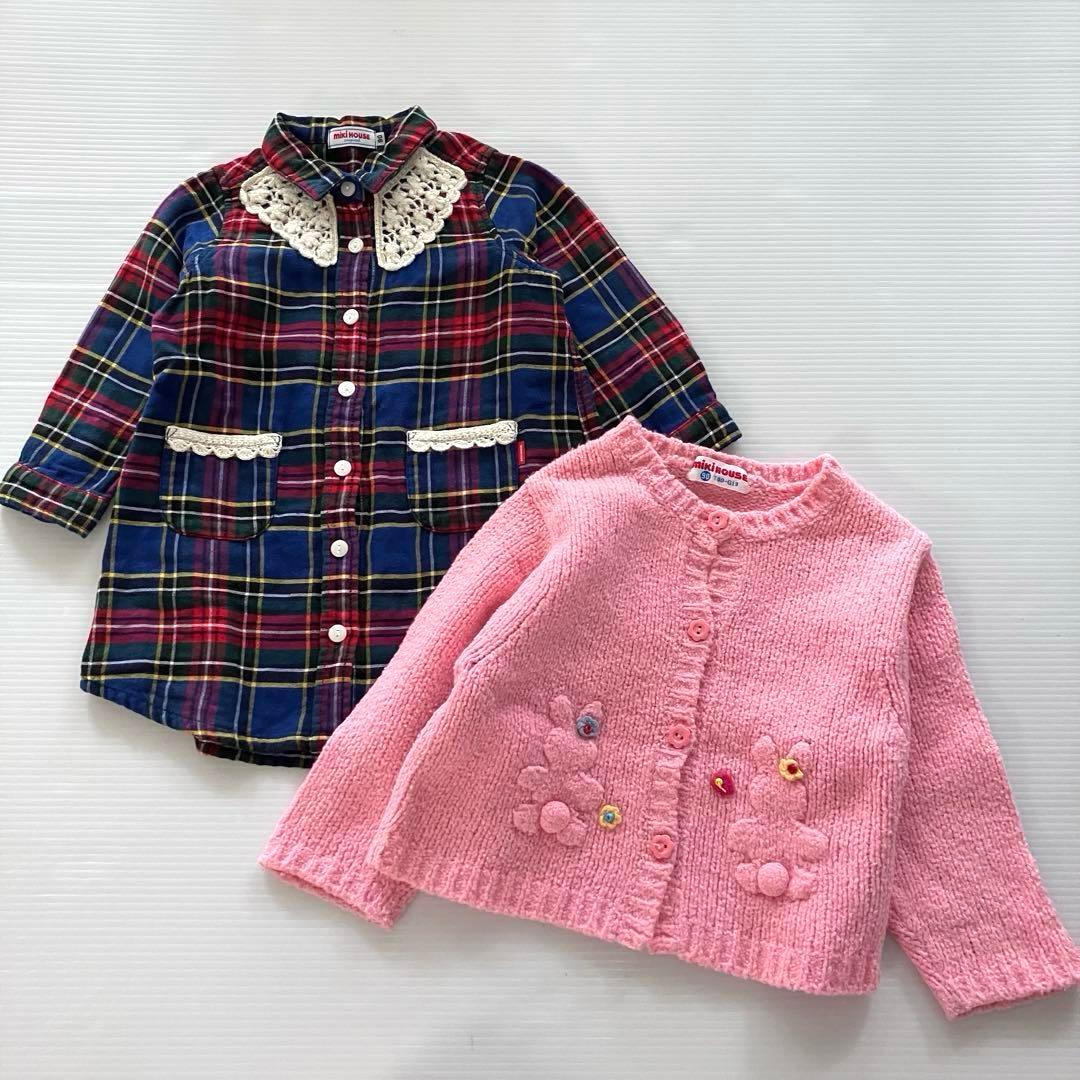ミキハウス　アウター　トップス　パンツ　10点まとめ売り　90