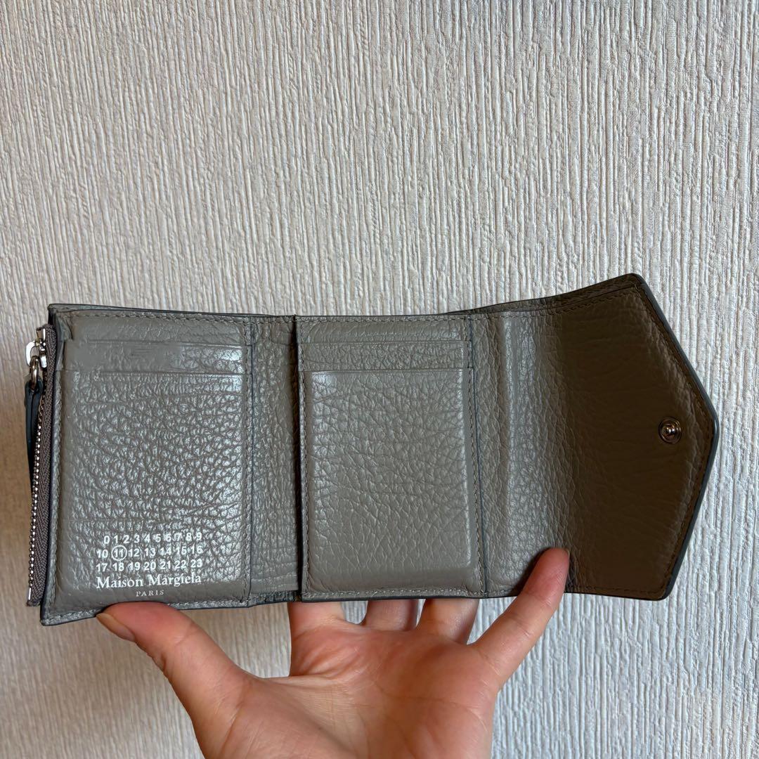 Maison Margiela メゾンマルジェラ 三つ折り財布 グレー