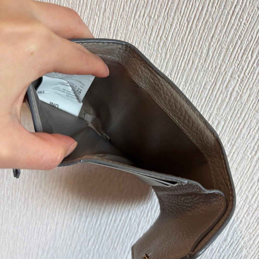 Maison Margiela メゾンマルジェラ 三つ折り財布 グレー