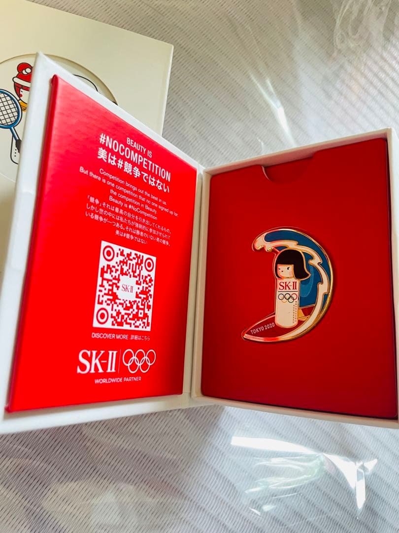 SK-II SK2 ｘ 東京オリンピック ノベルティ ピンバッジ