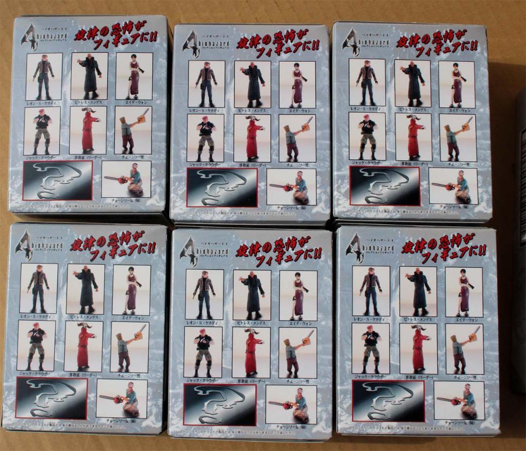 バイオハザード4 フィギュア9種 食玩 菓子プラ 未開封6個入1箱