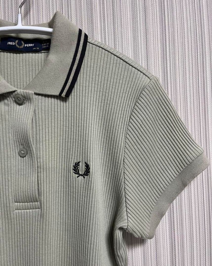 トップス Ribbed Polo Shirt - G5138 FRED PERRY