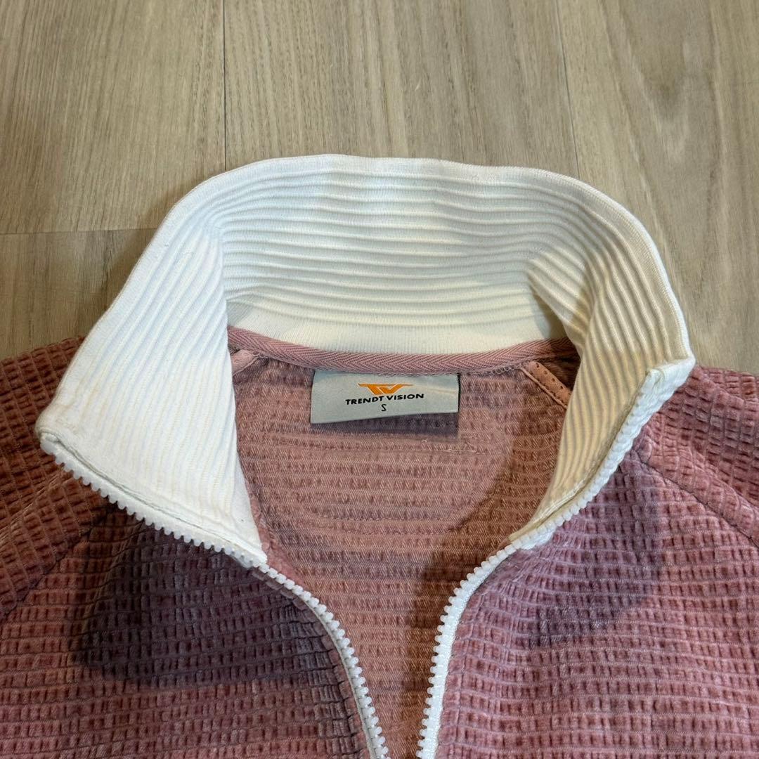 ジャケット・アウター trend vision Velour Track Jacket Pink
