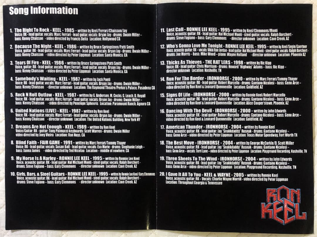 ミュージック Ron Keel / The Ultimate Video Collection