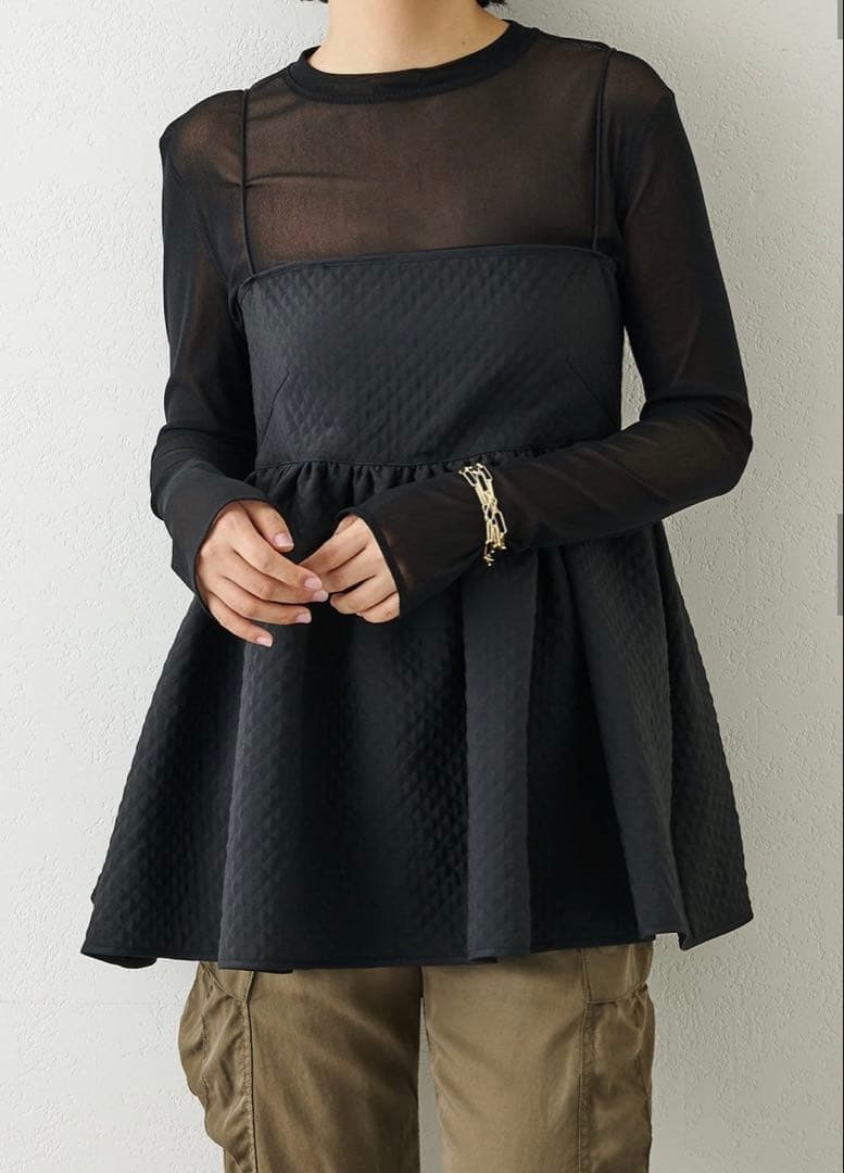 Whim Gazette ジャガードキャミブラウス ✨新品✨