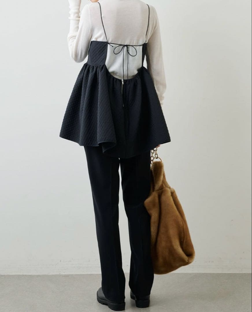 Whim Gazette ジャガードキャミブラウス ✨新品✨