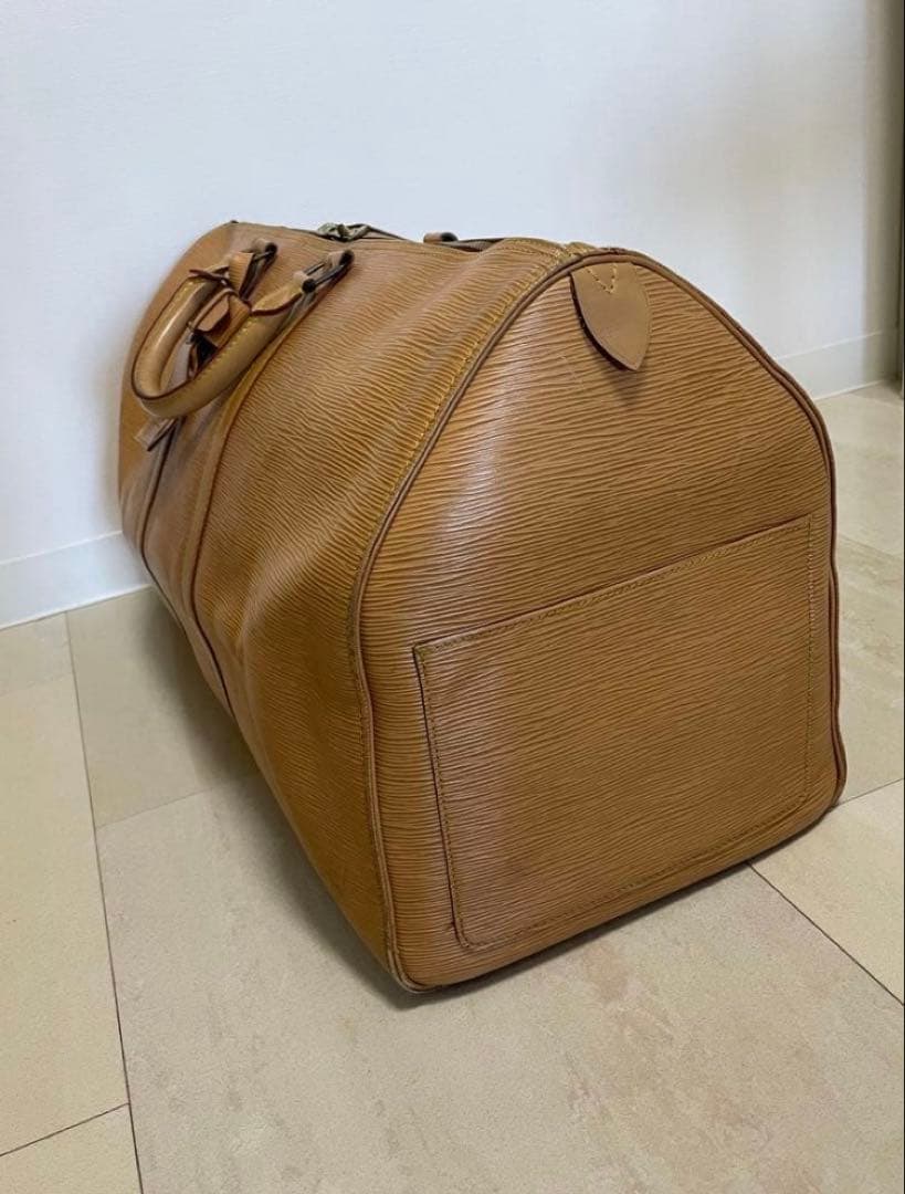 LOUIS VUITTON ルイヴィトン エピ　キーポル50 ボストン ベージュ