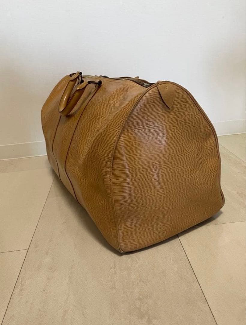 LOUIS VUITTON ルイヴィトン エピ　キーポル50 ボストン ベージュ