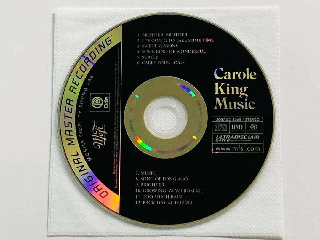 SACD☆Carole King/Music MFSL キャロル・キング 高音質