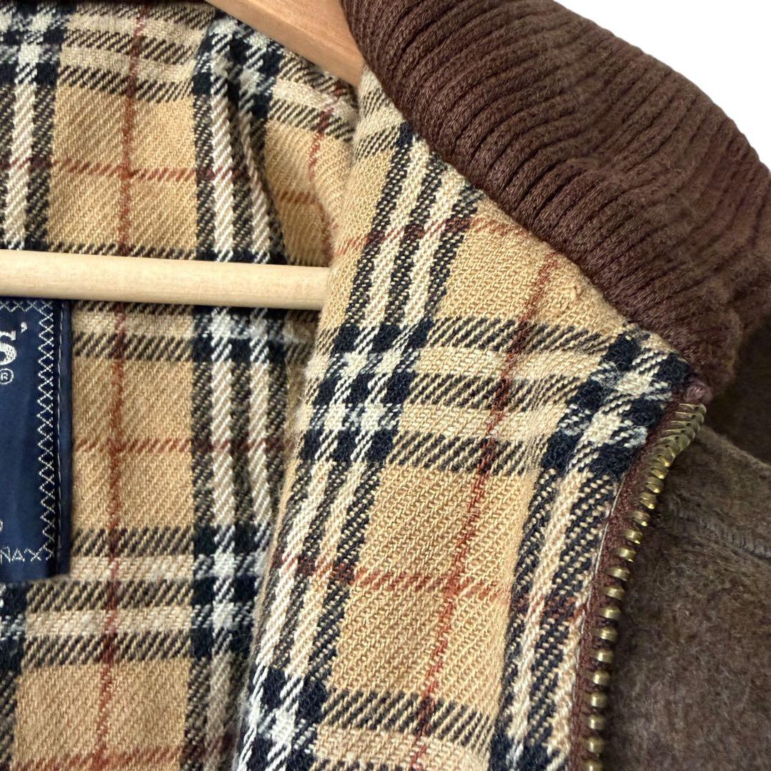 Burberry バーバリー スイングトップ 裏ノバチェック ブラウン 41