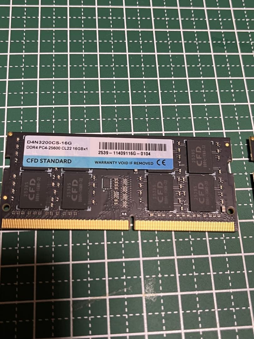ノートPC用 DDR4-3200（PC4-25600）16GB SO-DIMM