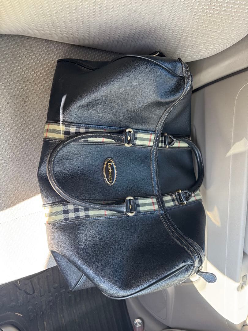 バーバリー　ノバチェック　ボストンバック　Burberry　チェック　トート