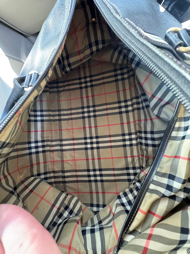バーバリー　ノバチェック　ボストンバック　Burberry　チェック　トート