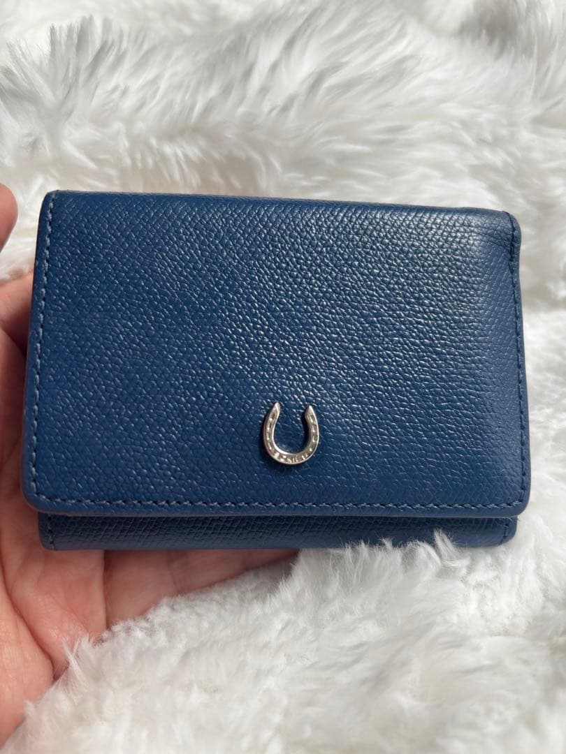 美品 SOMES SADDLE ソメスサドル ピルエット 三つ折り財布 レザー