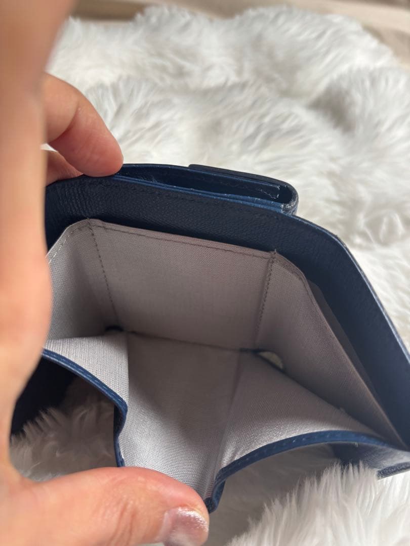 美品 SOMES SADDLE ソメスサドル ピルエット 三つ折り財布 レザー