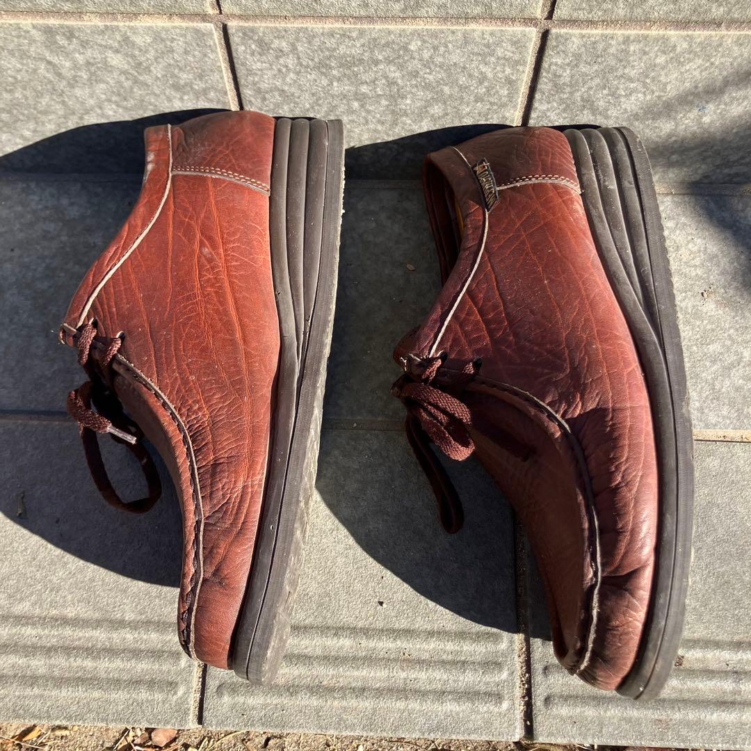 ブラウン レザー モカシン　mephisto