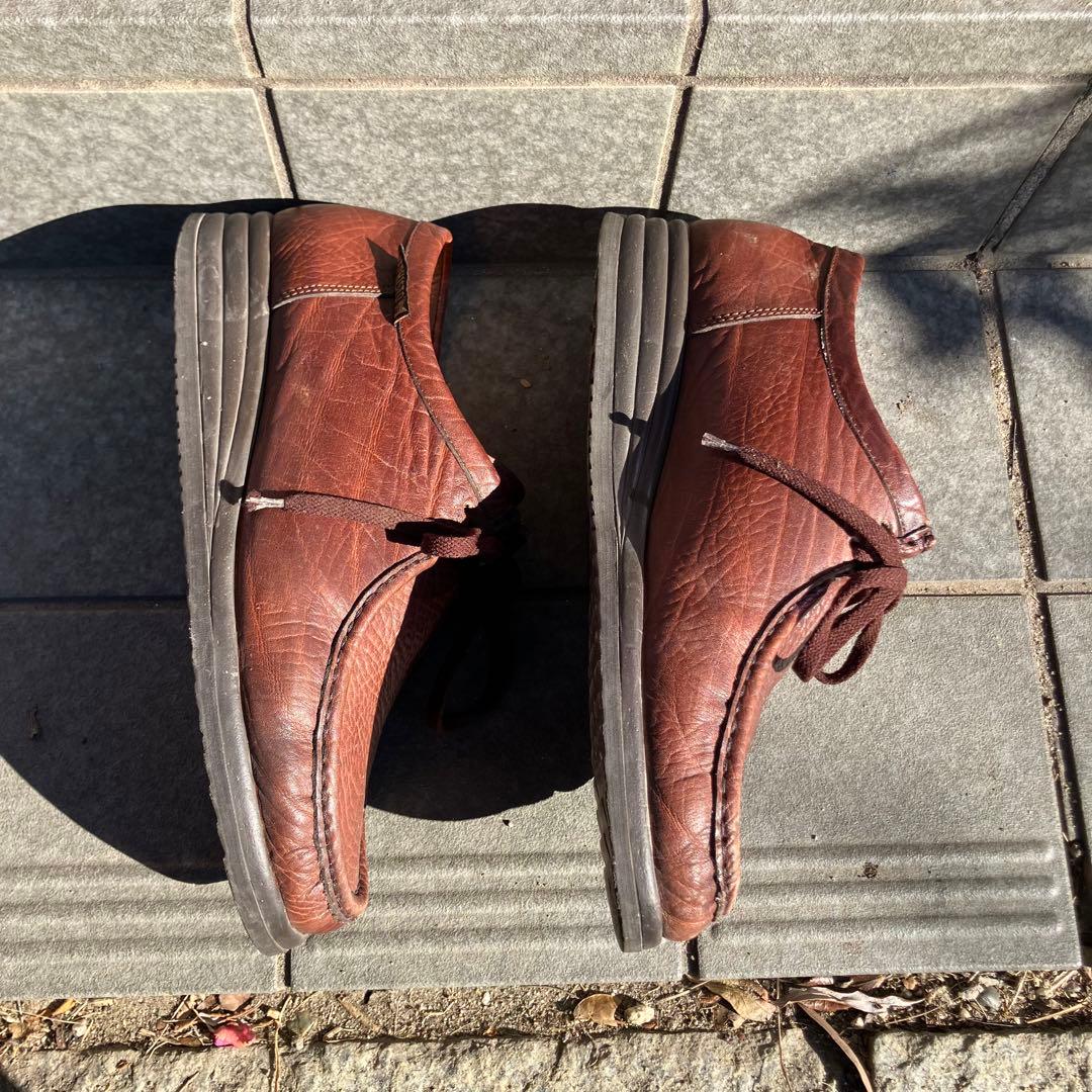 ブラウン レザー モカシン　mephisto
