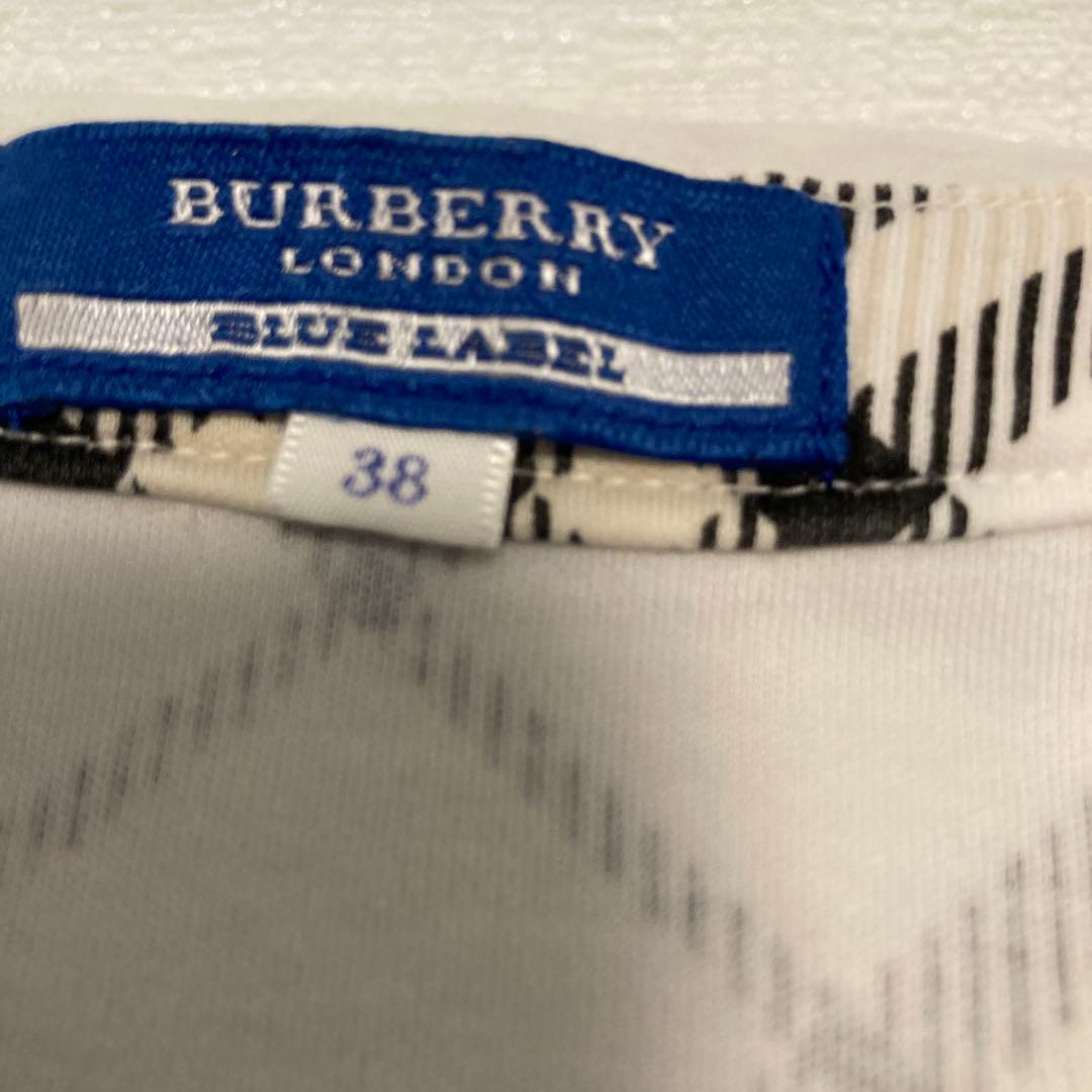 BURBERRY BLUE LABEL 半袖ポロシャツ 38
