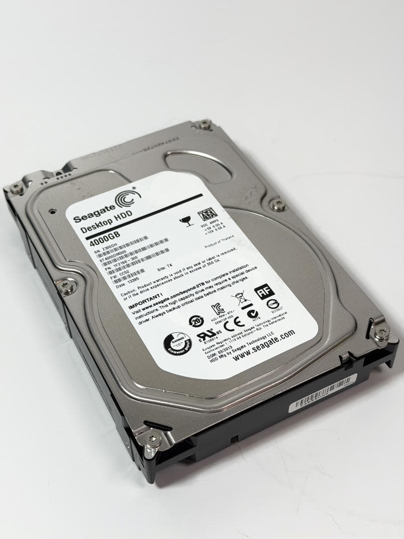 Seagate ST4000DM000 4TB 4本セット
