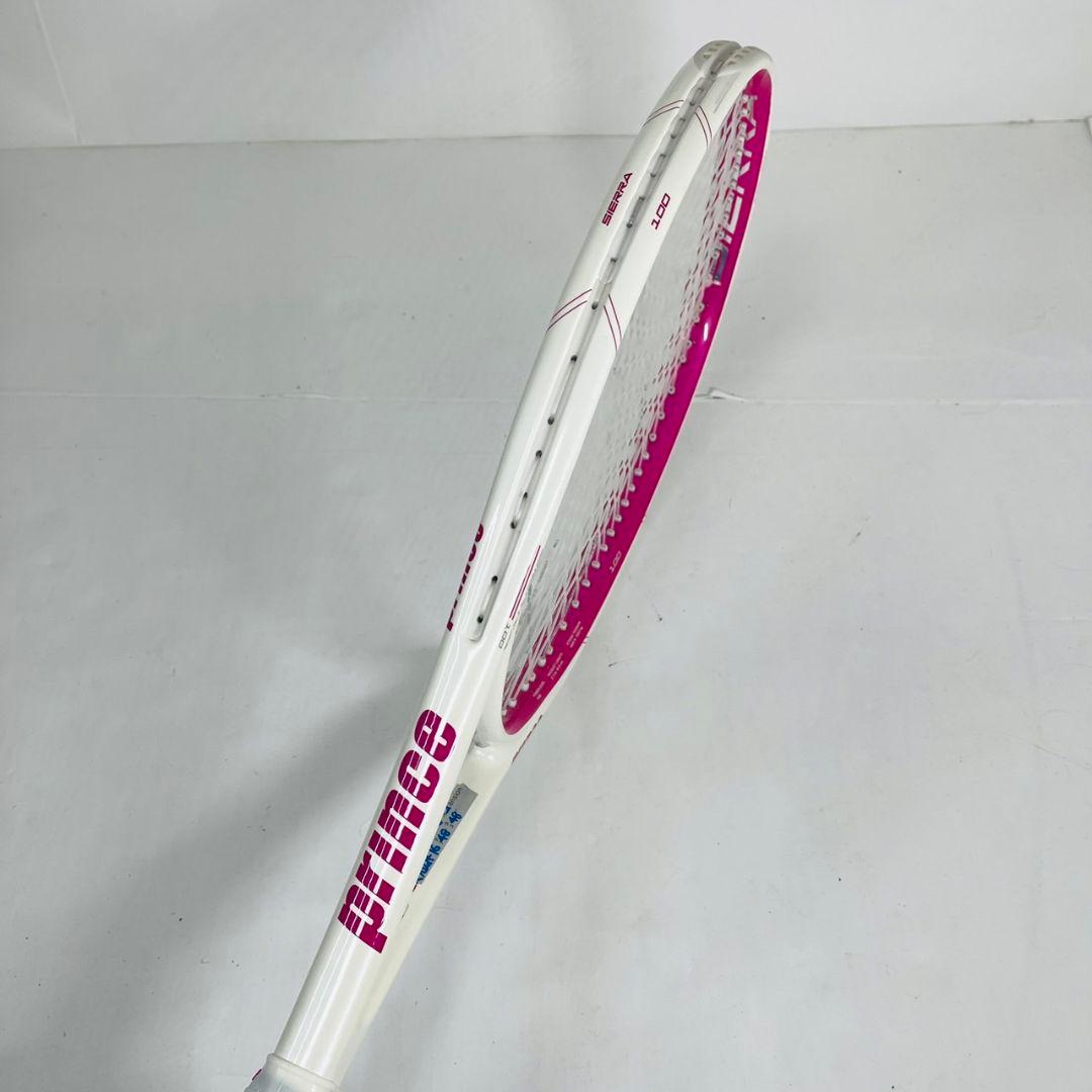 【極美品】Prince SIERRA 100 ピンク&ホワイトテニスラケット