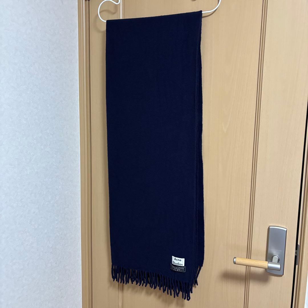 Acne Studios 大判マフラー ネイビー 旧タグ