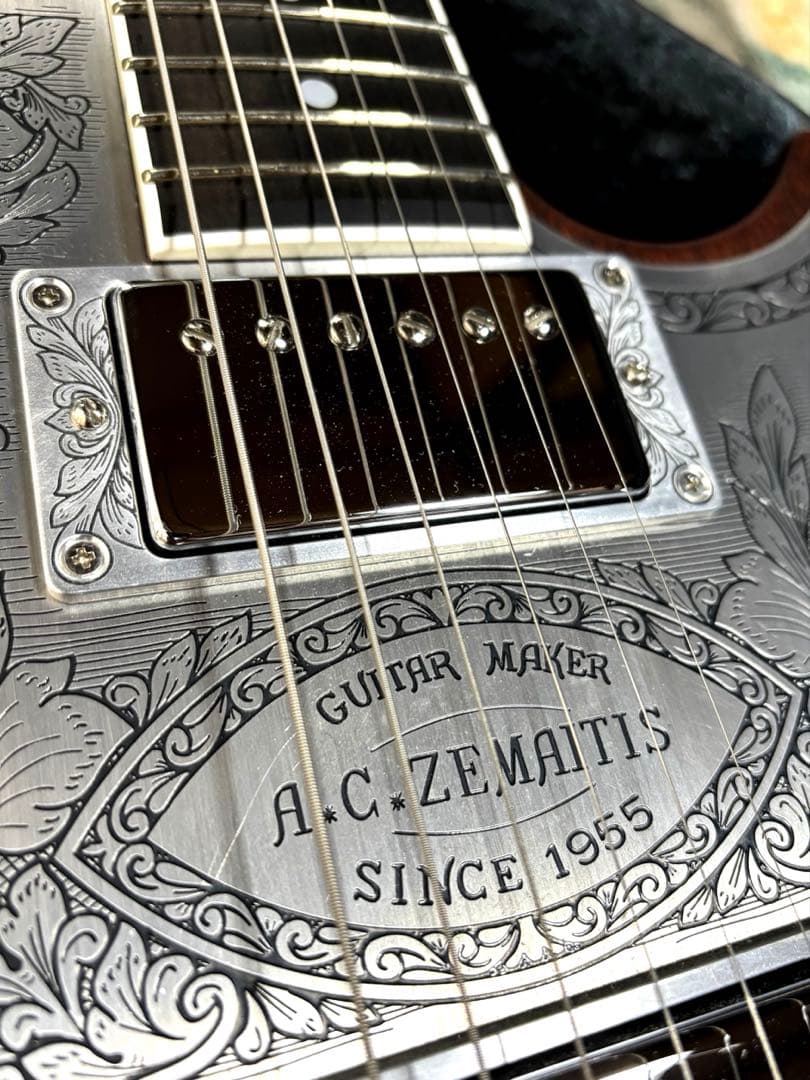 極美品 ZEMAITIS MFG-AC-22 NT burst backer