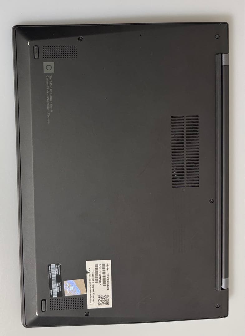 Lenovo X1 Carbon Gen9 14型 Office バッテリ83%