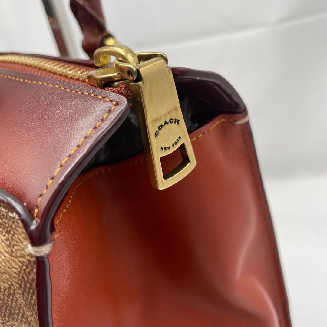 【kk/3.12】COACH 2way ボンドバッグ 30949