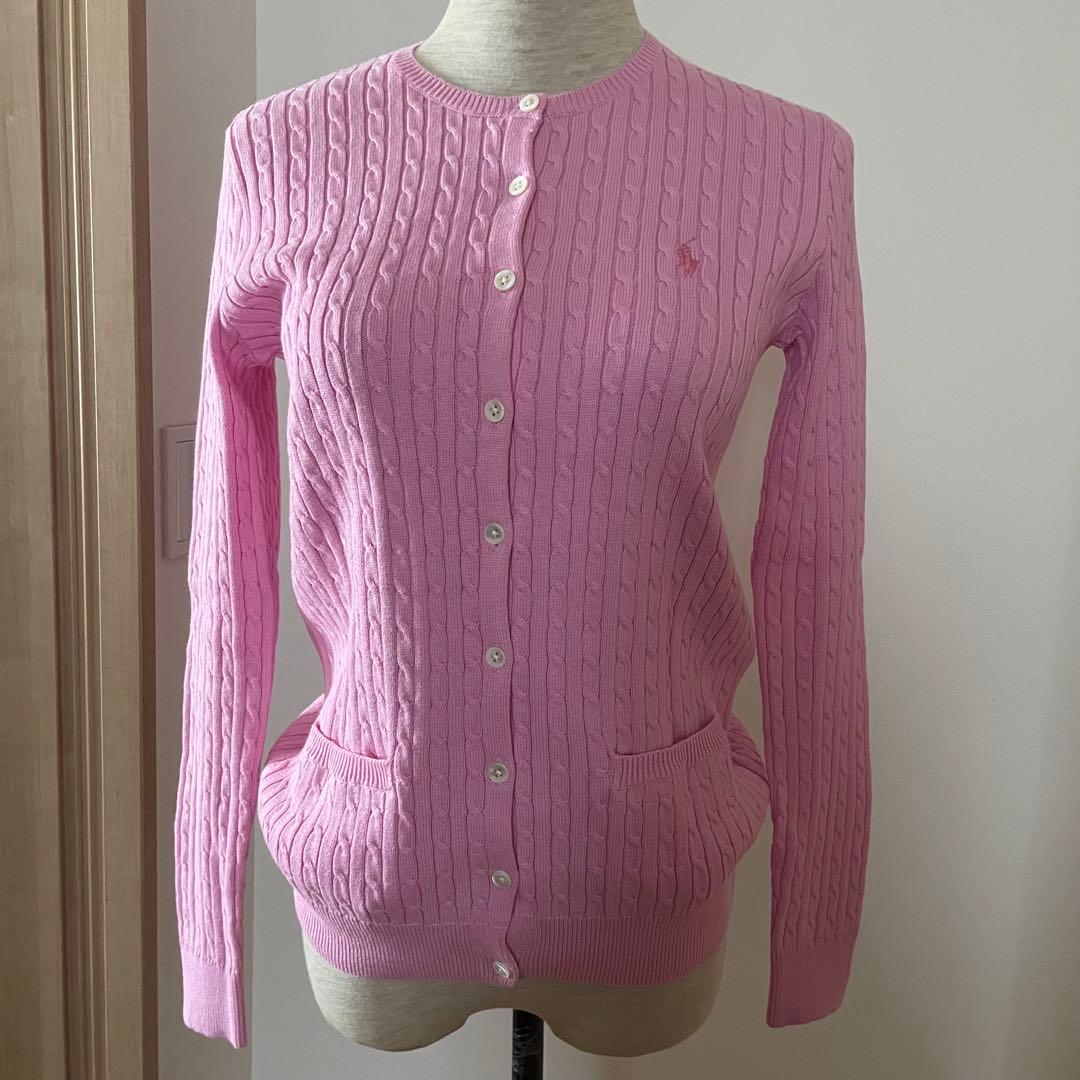 T*)様 ラルフローレン♡コットンケーブルカーディガン　ワンポイント刺繍