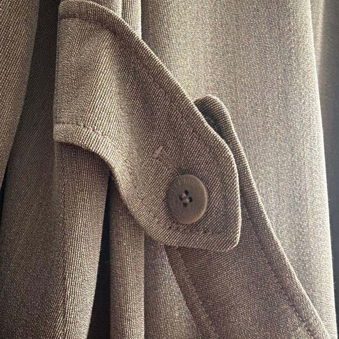 美品　正規品　Burberryコート　カーキ色　大きいサイズ