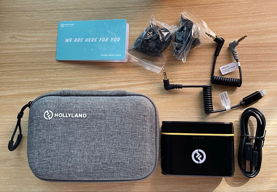 Hollyland Lark M1 ワイヤレスマイク ライトニング