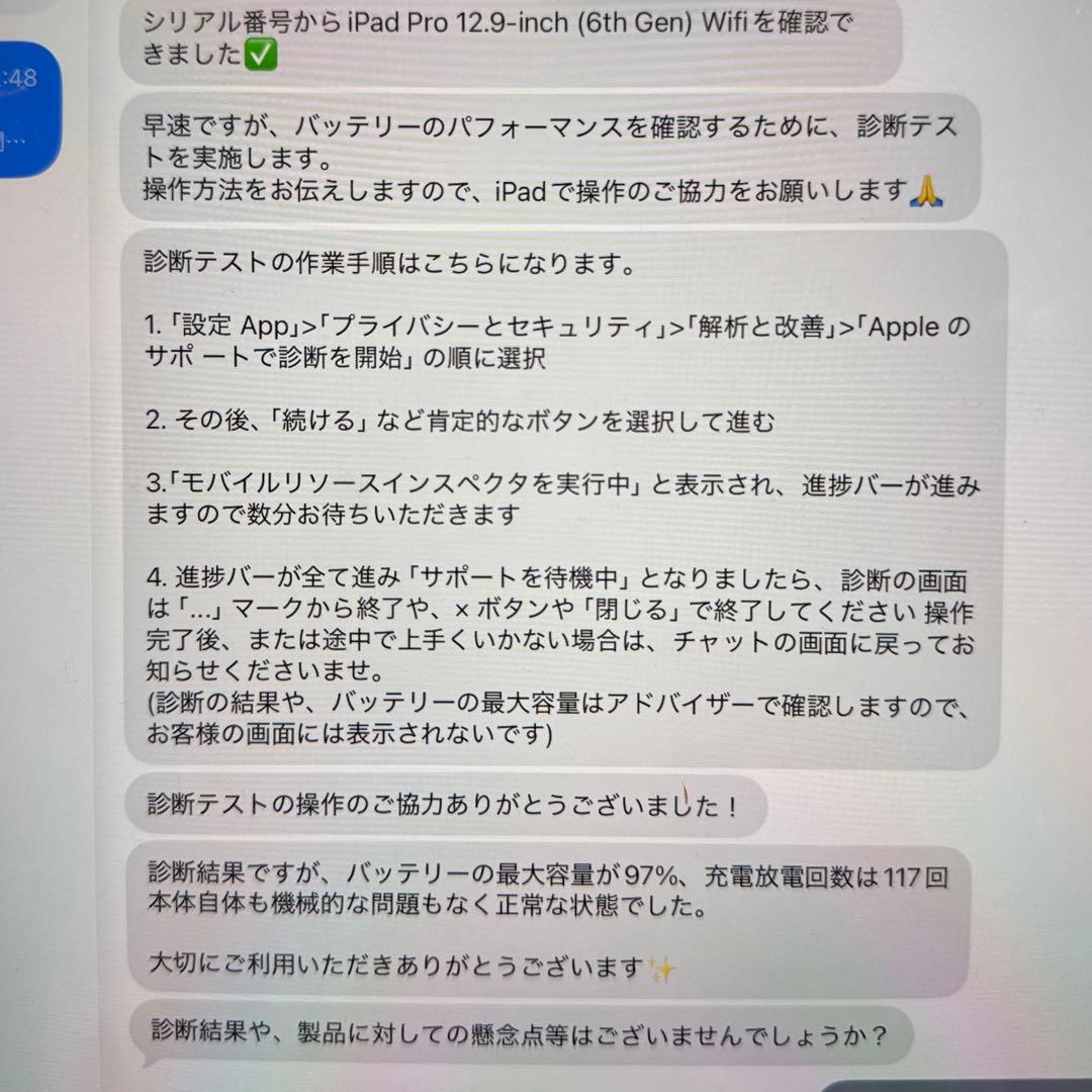 Apple iPad Pro 12.9 M2 第６世代 128GB