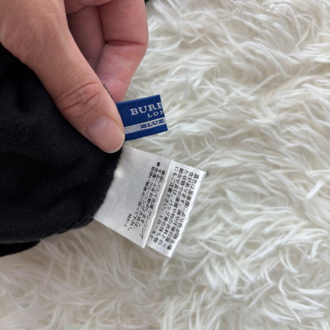 バーバリーブルーレーベル♪リボン付きTシャツ38 M相当