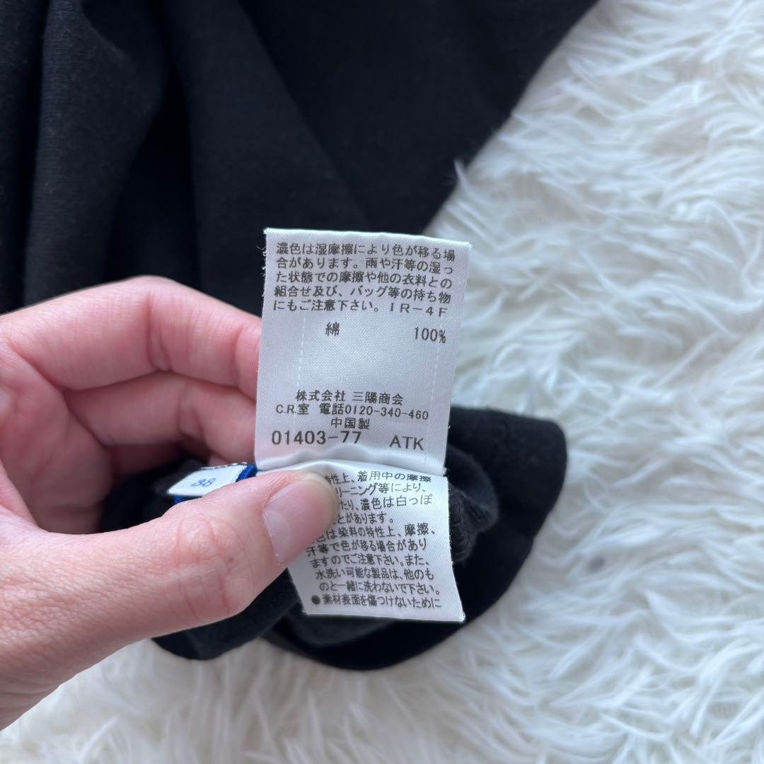 バーバリーブルーレーベル♪リボン付きTシャツ38 M相当