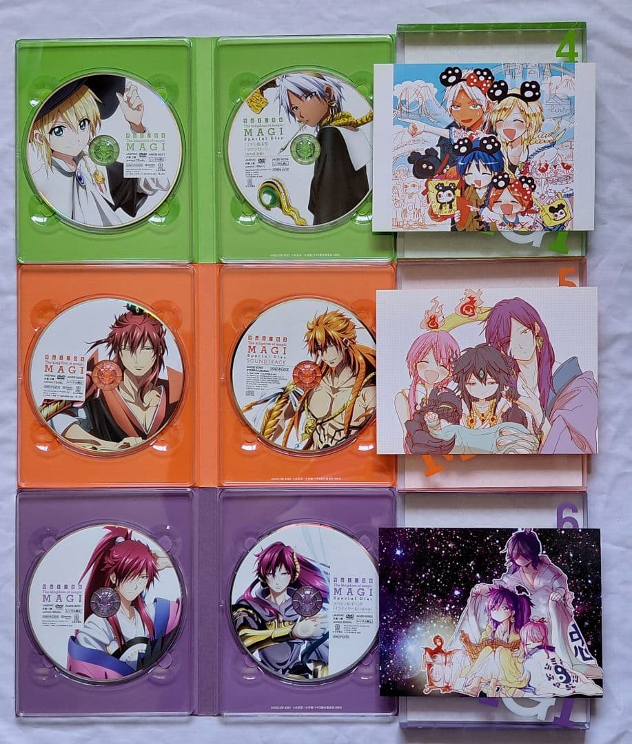 The labyrinth of magic magi マギ　DVD　1期　2期