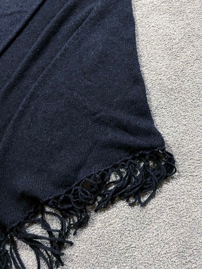 Maxmara weekend ショール　ニット　フリンジ