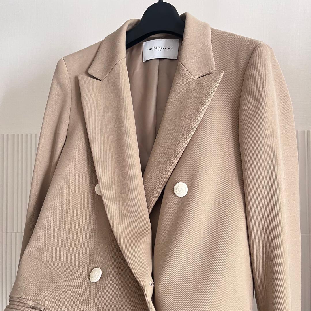 UNITED ARROWS 極美品 ダブルブレストジャケット 34