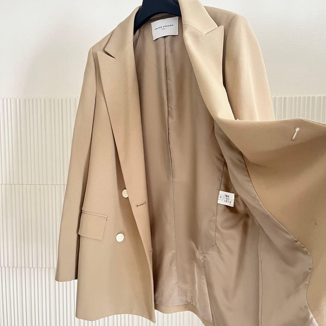 UNITED ARROWS 極美品 ダブルブレストジャケット 34